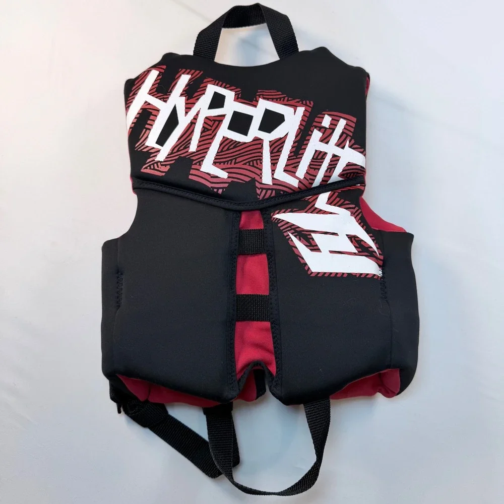 Hyperlite Child Life Jacket Vest 30-50 lb USCG Type III Red Black Model 1223
